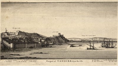 Tánger desde el sureste de Wenceslaus Hollar