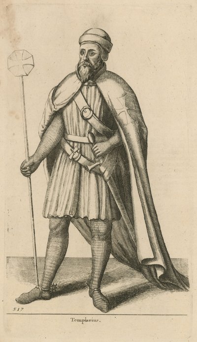 Templario de Wenceslaus Hollar