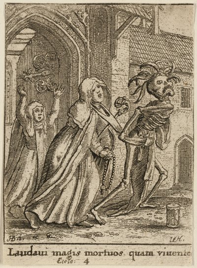 La abadesa y la muerte de Wenceslaus Hollar