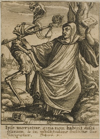 El abad y la muerte de Wenceslaus Hollar