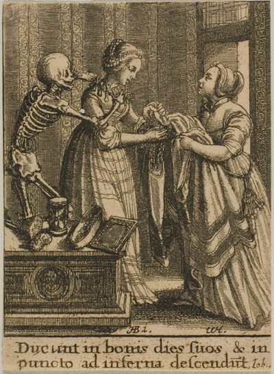 La novia y la muerte de Wenceslaus Hollar