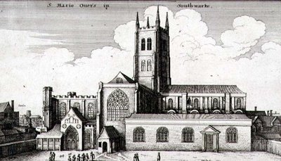 La Catedral de San Salvador y Santa María Overie, Southwark de Wenceslaus Hollar