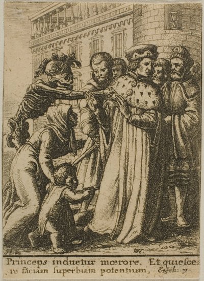 El duque y la muerte de Wenceslaus Hollar
