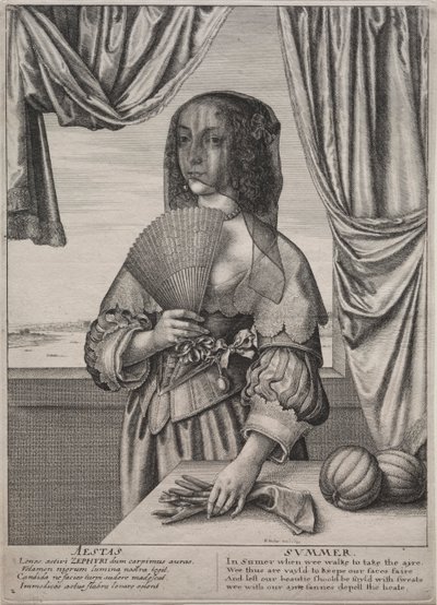 The Four Seasons:  Summer de Wenceslaus Hollar