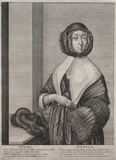 Las cuatro estaciones: Invierno de Wenceslaus Hollar