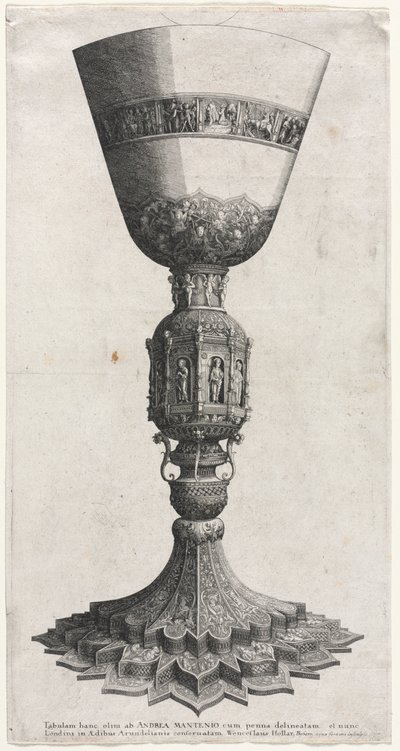 El Gran Cáliz Adornado con Figuras, 1640 de Wenceslaus Hollar