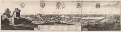 La Gran Vista de Praga, 1649 de Wenceslaus Hollar
