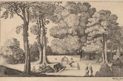 El manantial mineral de Wenceslaus Hollar