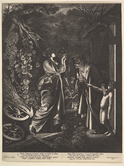 La burla de Ceres, 1646 de Wenceslaus Hollar