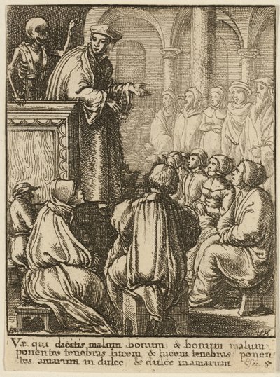 El Predicador y la Muerte de Wenceslaus Hollar