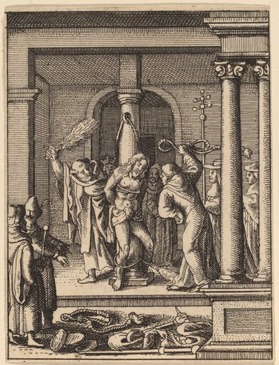 La flagelación de Wenceslaus Hollar