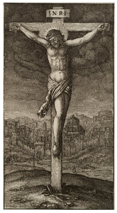 La crucifixión de Wenceslaus Hollar