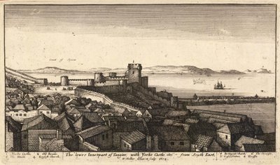 La parte interior inferior de Tánger de Wenceslaus Hollar