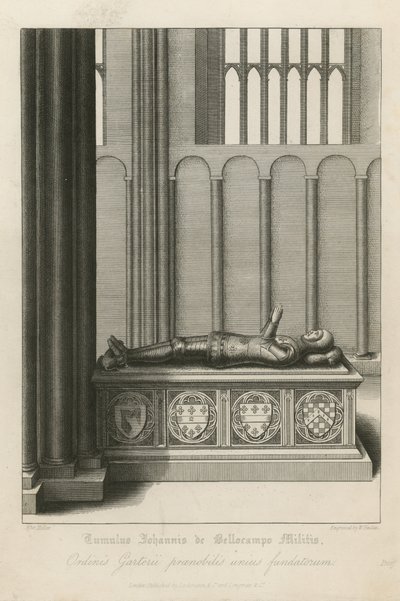 Tumba de John Beauchamp de Wenceslaus Hollar