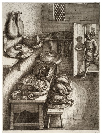 El ratón de la ciudad y el ratón del campo de Wenceslaus Hollar