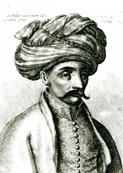 Cabeza de turco, 1645 de Wenceslaus Hollar