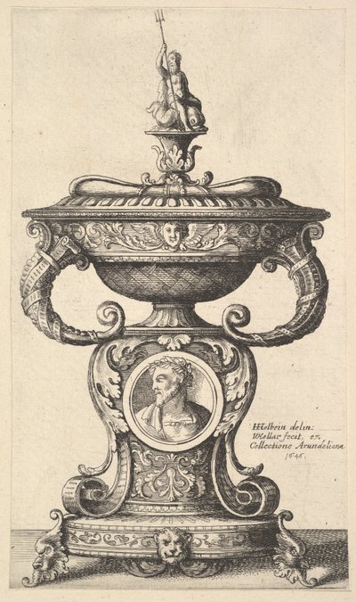 Copa de dos asas, 1646 de Wenceslaus Hollar