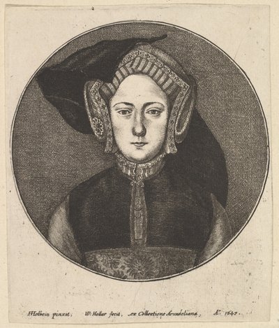 Mujer desconocida, 1647 de Wenceslaus Hollar