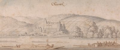 Vista de Steiereck en el Danubio de Wenceslaus Hollar