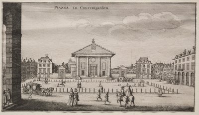 Vistas de Londres: La Piazza en Covent Garden de Wenceslaus Hollar