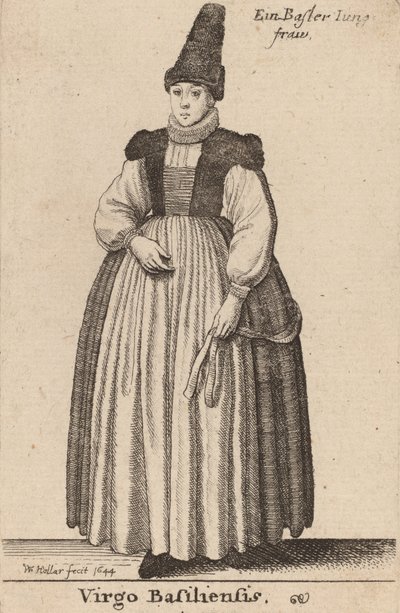Virgo Basiliensis, 1644 de Wenceslaus Hollar