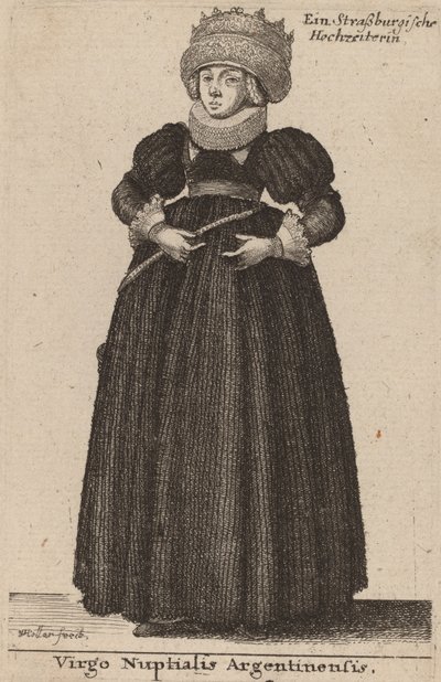 Virgo Nuptialis Argentinensis de Wenceslaus Hollar