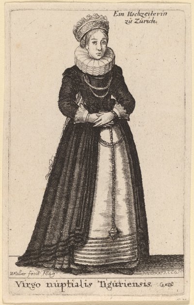 Virgo Nuptialis Tiguriensis de Wenceslaus Hollar