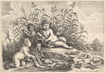 Agua Los Cuatro Elementos de Wenceslaus Hollar