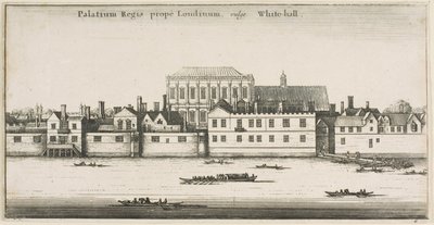 Whitehall desde el río de Wenceslaus Hollar