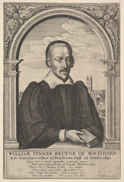 William Fenner, Rector de Rochford, 1656 de Wenceslaus Hollar
