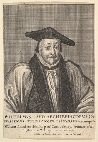 William Laud, Arzobispo de Canterbury de Wenceslaus Hollar
