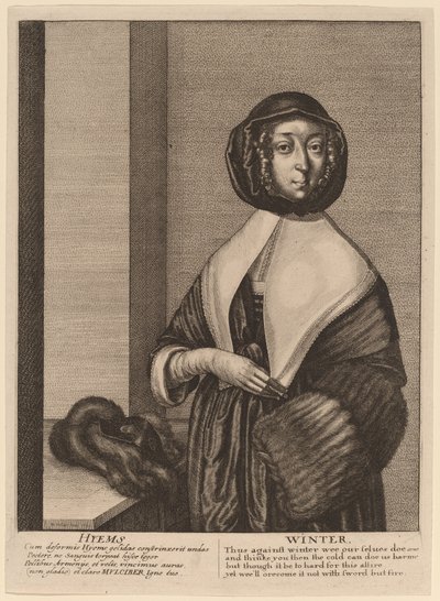 Invierno de Wenceslaus Hollar