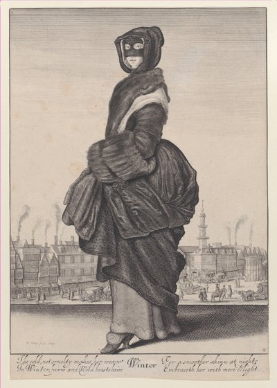 Invierno, de Las Estaciones de Wenceslaus Hollar