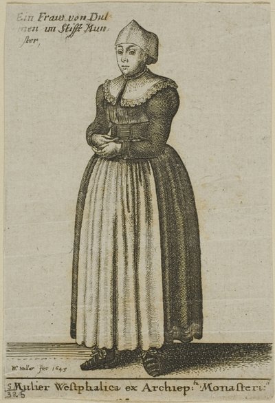 Mujer de Westfalia de Wenceslaus Hollar