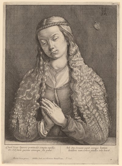 Katharine Furlegerin de Wenceslaus Hollar after Albrecht Dürer