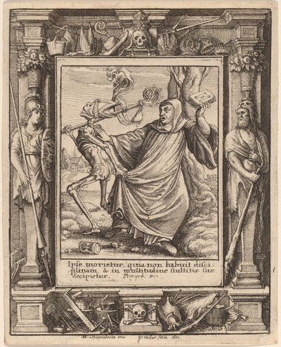 Abad de Wenceslaus Hollar after Hans Holbein the Younger after Abraham van Diepenbeeck