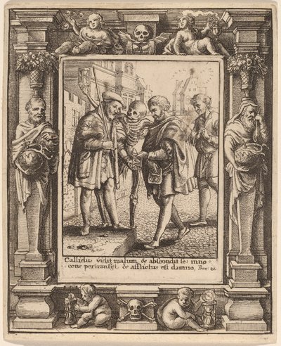 Abogado de Wenceslaus Hollar after Hans Holbein the Younger after Abraham van Diepenbeeck