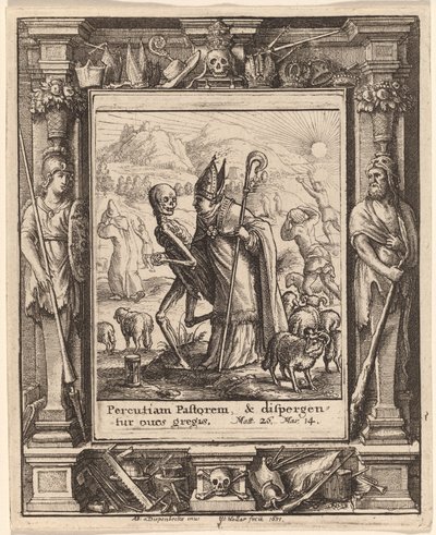Obispo de Wenceslaus Hollar after Hans Holbein the Younger after Abraham van Diepenbeeck