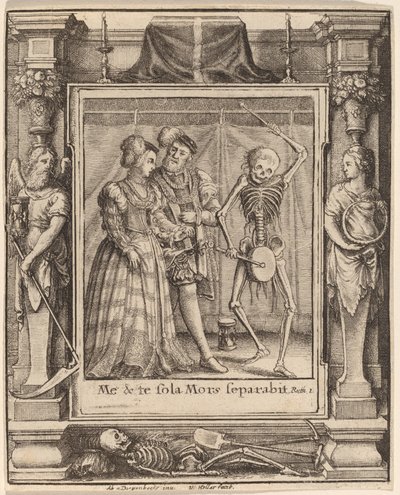 Pareja Nupcial de Wenceslaus Hollar after Hans Holbein the Younger after Abraham van Diepenbeeck
