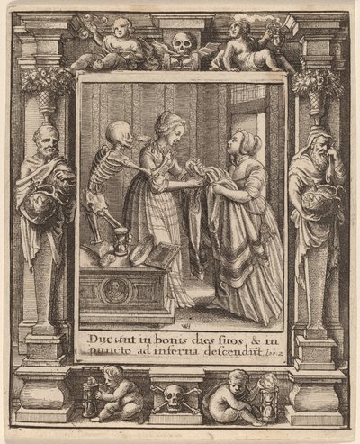 Novia de Wenceslaus Hollar after Hans Holbein the Younger after Abraham van Diepenbeeck