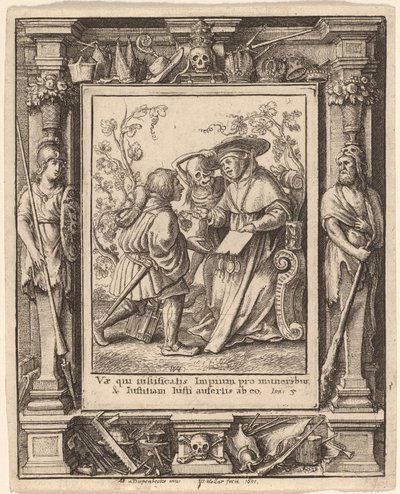 Cardenal de Wenceslaus Hollar after Hans Holbein the Younger after Abraham van Diepenbeeck