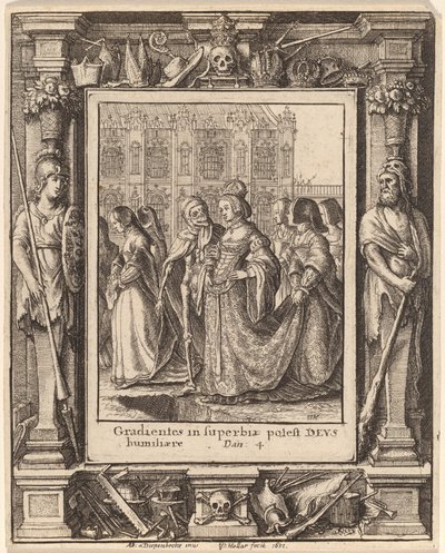 Emperatriz de Wenceslaus Hollar after Hans Holbein the Younger after Abraham van Diepenbeeck