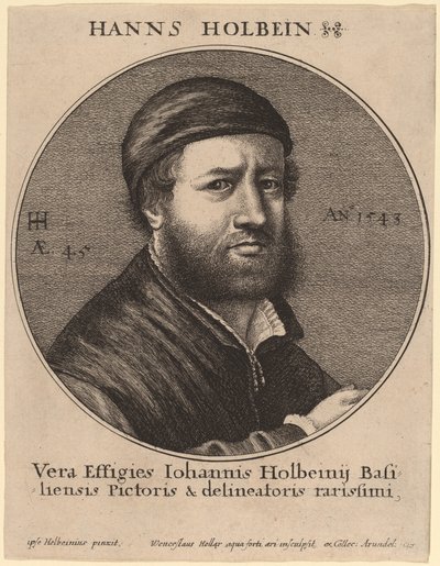 Hans Holbein el Joven de Wenceslaus Hollar after Hans Holbein the Younger