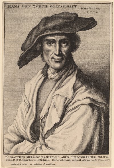 Hans von Zurch, orfebre de Wenceslaus Hollar after Hans Holbein the Younger
