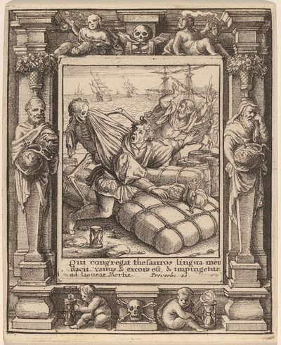 Mercader de Wenceslaus Hollar after Hans Holbein the Younger after Abraham van Diepenbeeck
