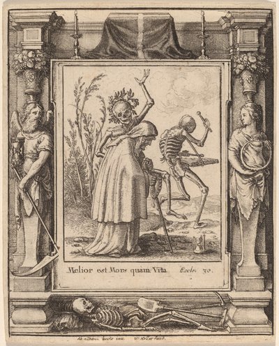 Anciana de Wenceslaus Hollar after Hans Holbein the Younger after Abraham van Diepenbeeck