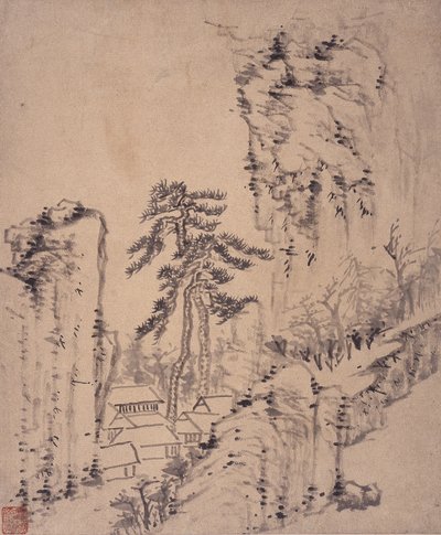 Álbum de pinturas de paisajes de Wencong Yang
