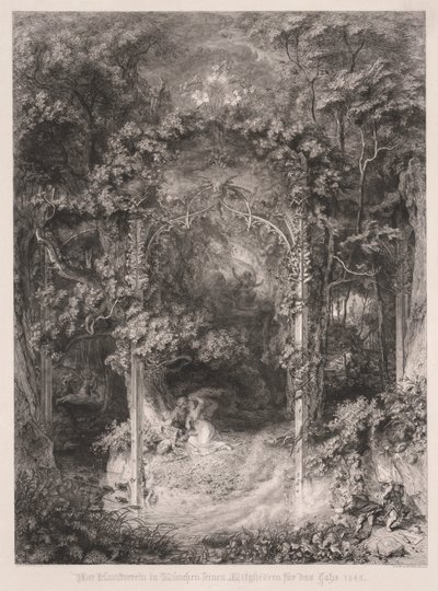 la doncella del bosque de Wendelin Wick
