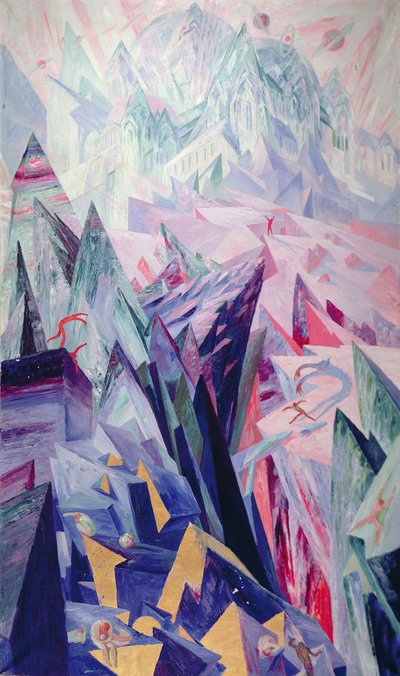 Camino del Genio, 1918 de Wenzel Hablik