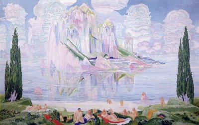 Maravilla del mar, 1917 de Wenzel Hablik